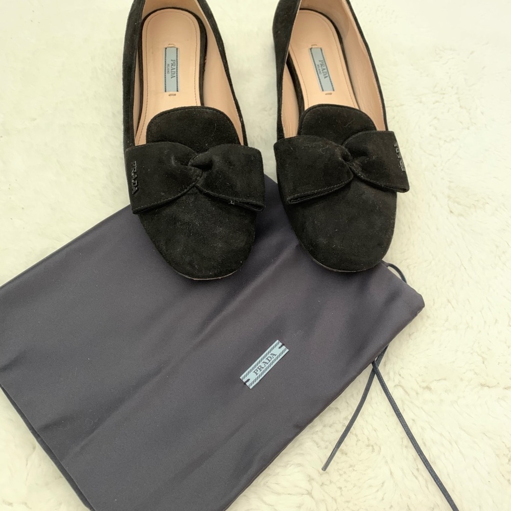 Prada bow flat sz 38 - Picture 6 of 6